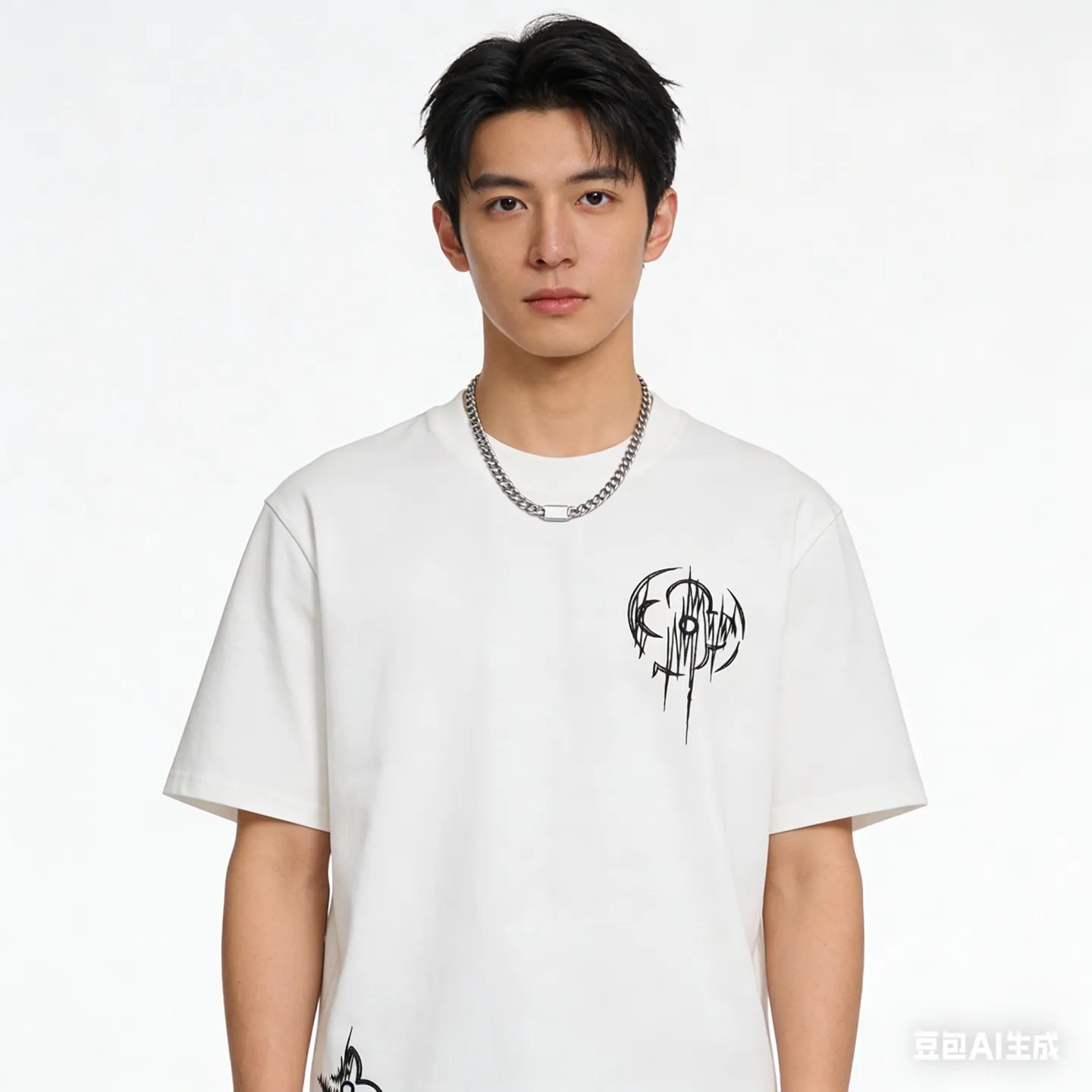 Louis Vuitton/Louis Vuitton Thorns Four-leaf Clover Embroidered Short Sleeve